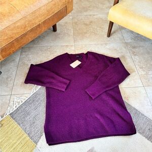 NWT Halogen Purple Medium Sized Sweater